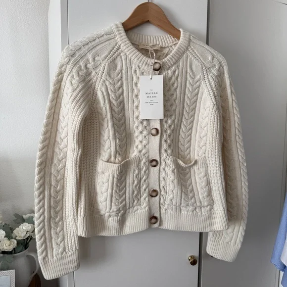 SOLD Sézane Tiphaine Knit Cardigan - Picture 4 of 6
